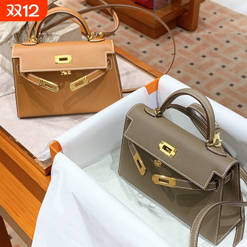 手掌纹凯利包女真皮包包大容量牛皮手提包通勤斜挎单肩包秋冬热销