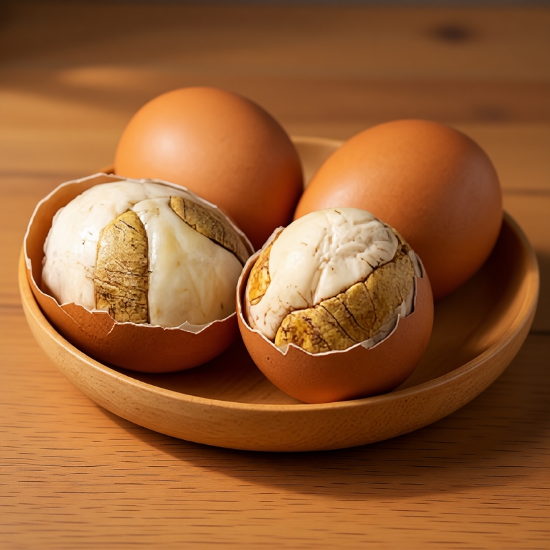开袋即食香辣活珠子13天新鲜熟鸡蛋胚五香味钢化蛋红白壳随机发货