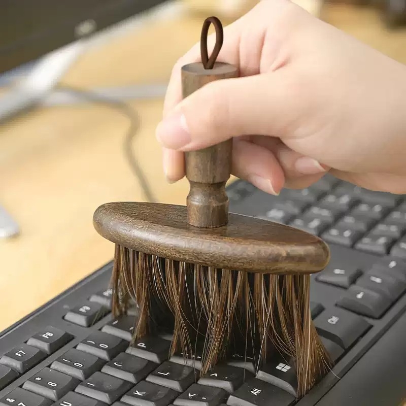 多功能键盘清洁刷电脑风扇机械键盘扫灰尘笔记本实木缝隙毛刷主机