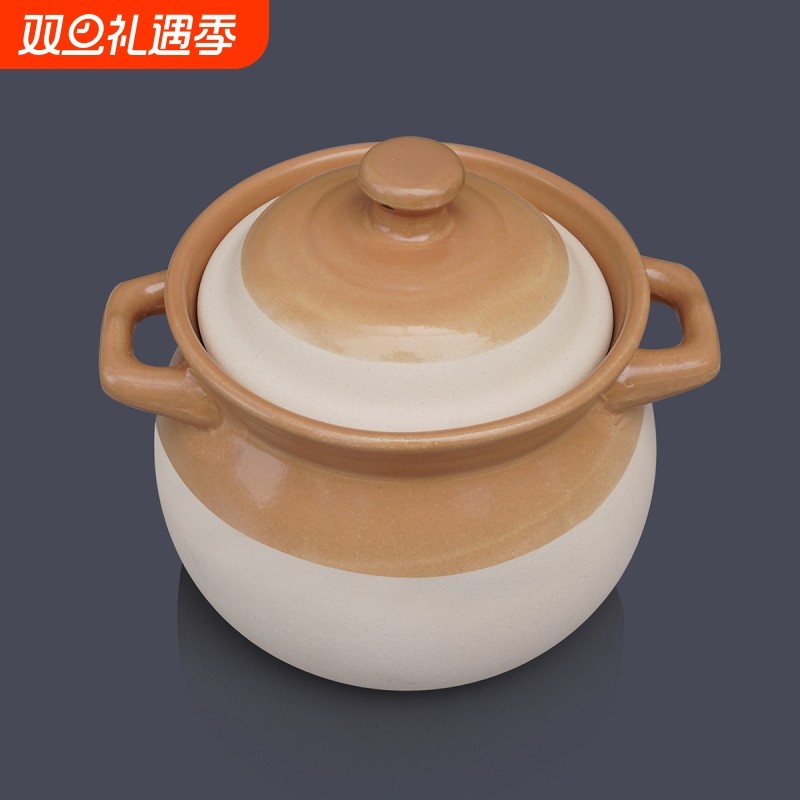 砂锅燃气专用炖汤煲高档耐高温家用汤锅老式陶土陶瓷瓦罐电磁炉