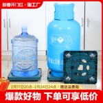 煤气瓶移动托架厨房煤气罐底座万向轮煤气托盘水桶带轮架子置物