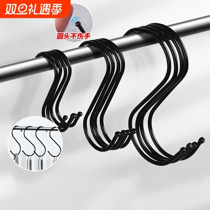 s型挂钩挂香肠挂衣架壁挂s钩衣钩免打孔墙上厨房承重门上强力收纳