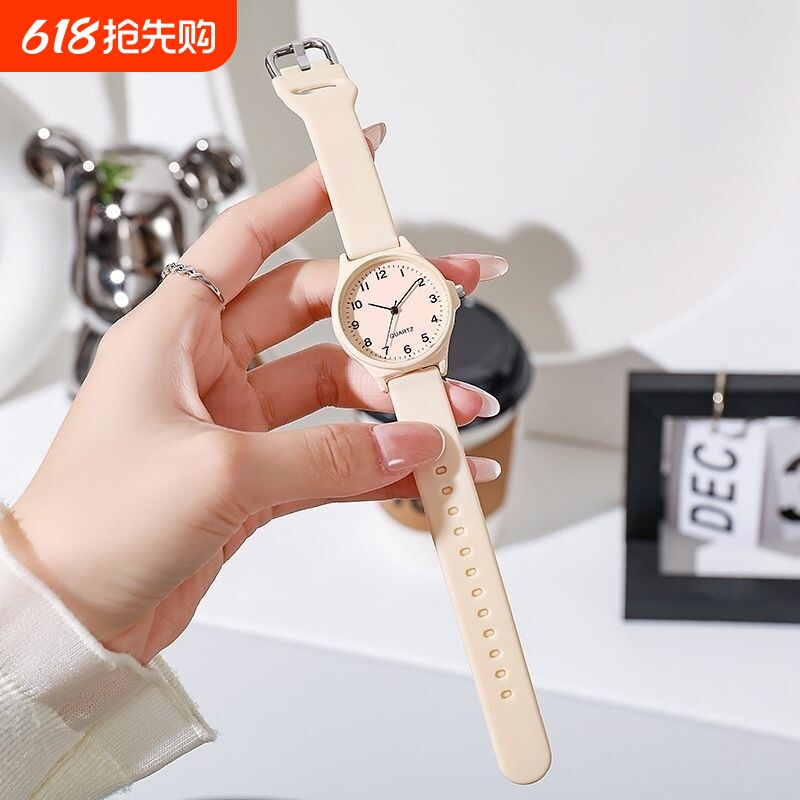 闺蜜手链女款初高中学生ins小众森简约高颜值石英手表普通小巧