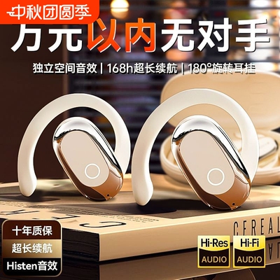 柏林之音不入耳骨传导真无线蓝牙耳机2024新款挂耳式男女运动专用