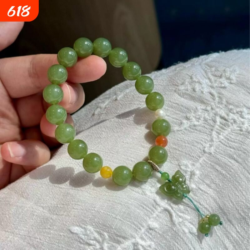 古风时尚天然和田玉手串