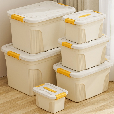 收纳箱大容量家用衣柜衣物宿舍加厚塑料储物箱玩具后备箱收纳盒筐