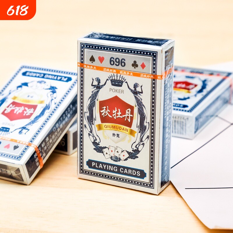 创意秋牡丹厚扑克牌扑克牌便宜加厚纸牌娱乐纸牌扑克牌