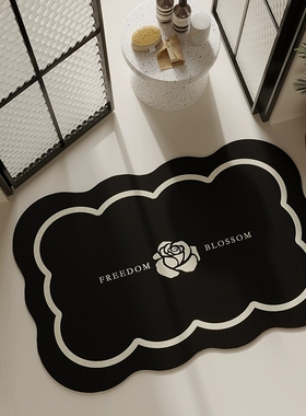 爱因斯毯法式浴室地垫40x60cm一张多规格