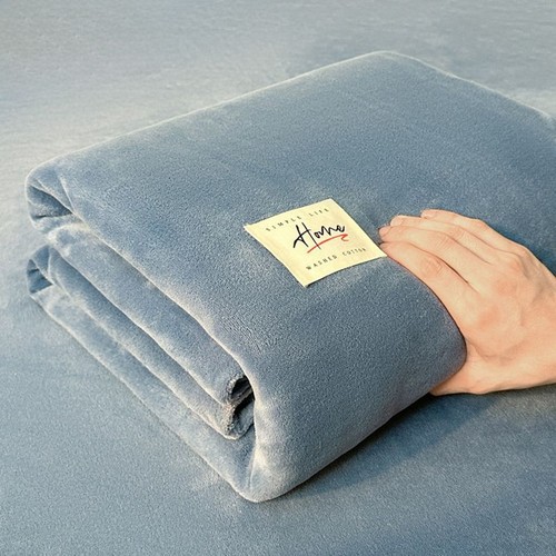 新款牛奶绒床单单件冬季加绒加厚法兰绒珊瑚绒宿舍单人被单毛绒毯