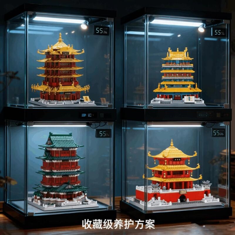 2026拼图积木儿童益智拼装四大名楼滕王阁高难度模型摆件礼物建筑