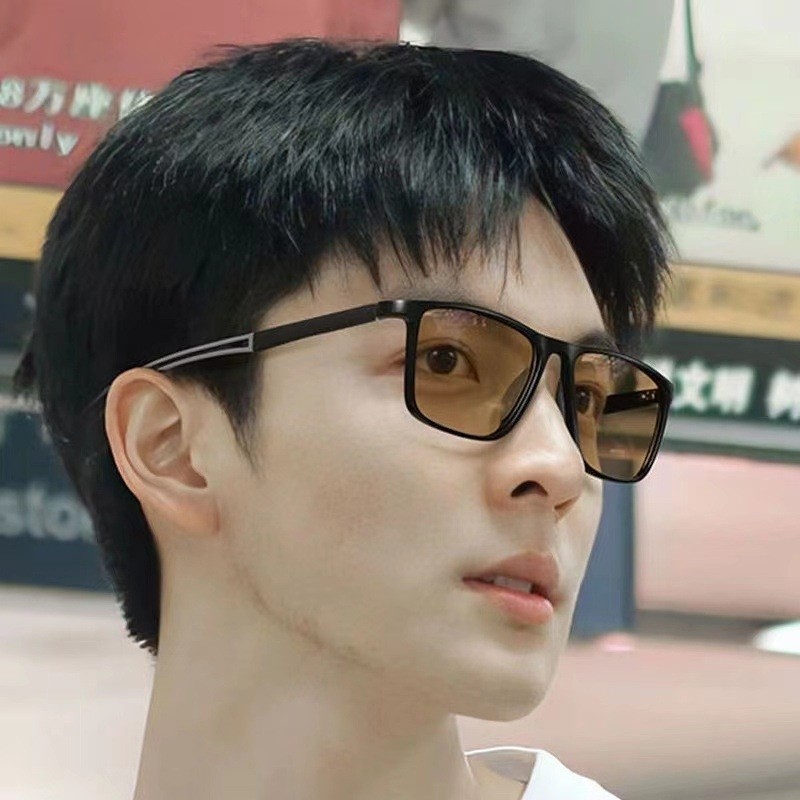 潮酷运动变色眼镜防蓝光近视镜男户外防撞防掉落日夜两用黑框,ZIPPO/瑞士军刀/眼镜,防蓝光镜,淘宝优惠券,粉丝福利购,淘宝优惠卷