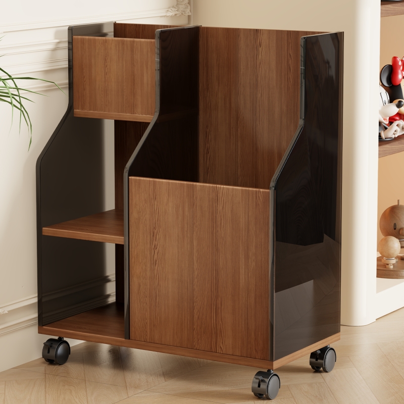 瑜伽垫收纳筐带轮体育用品可移动