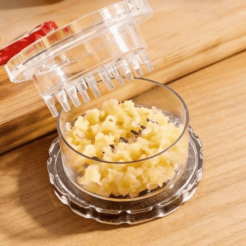 按压捻蒜盒家用压蒜器蒜泥器蒜蓉器捻蒜盒搅蒜器厨房创意小工具