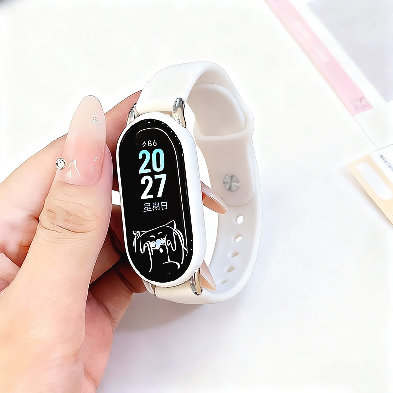 苹带手环反扣硅胶表带