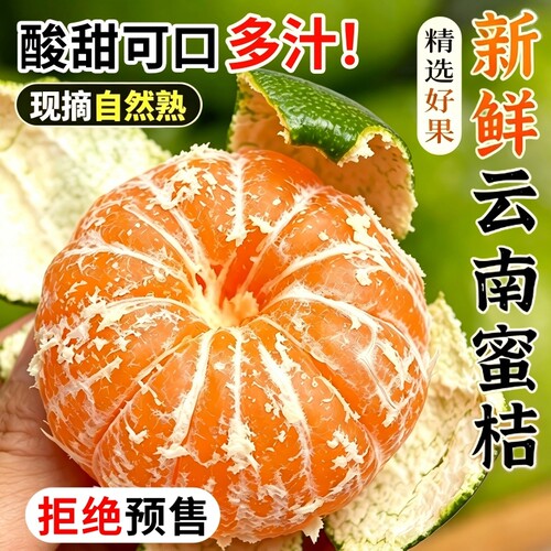 云南青皮蜜桔新鲜水果5斤蜜橘