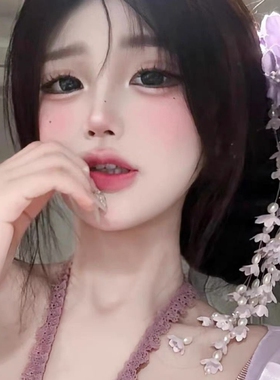 紫色花朵流苏发夹侧边夹新娘结婚头饰配饰拍照道具2024新款