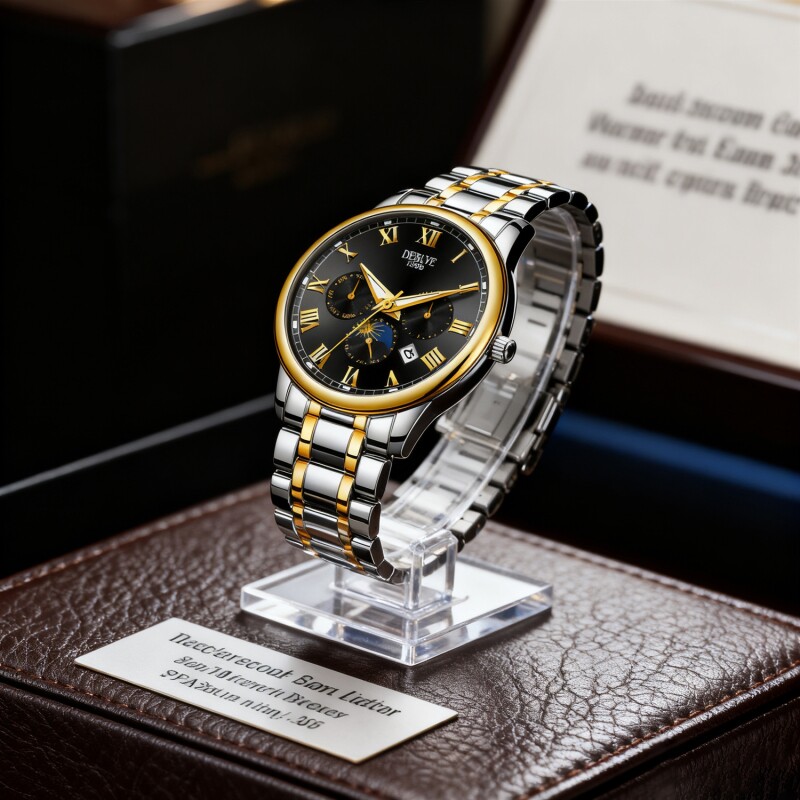 老人手表男士爸爸女款情侣表防水老年人学生石英表男款非机械表礼