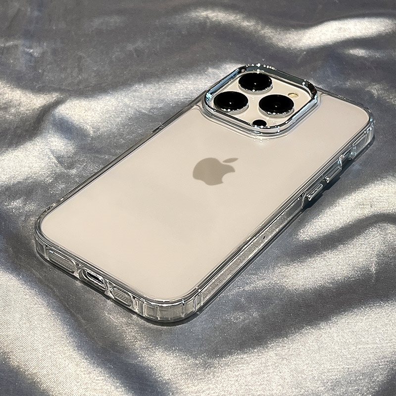 2025新款适用苹果16promax的手机壳iphone15透明高质量14pro超好看小众高级感13大孔不包镜头硅胶max全包女款