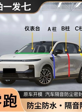 零跑C10 C11 C16 T03 C01专用A柱B柱C柱中控台密封条汽车门缝隔音