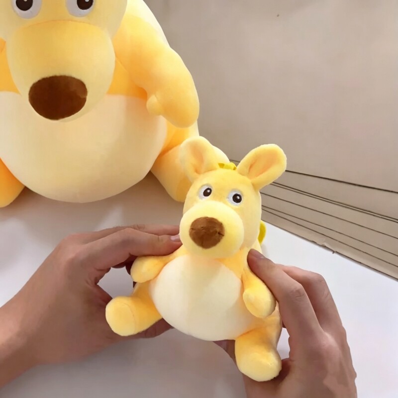 美团袋鼠玩偶毛绒玩具你的胆子真是肥嘟嘟的挂件发声公仔睡觉抱枕