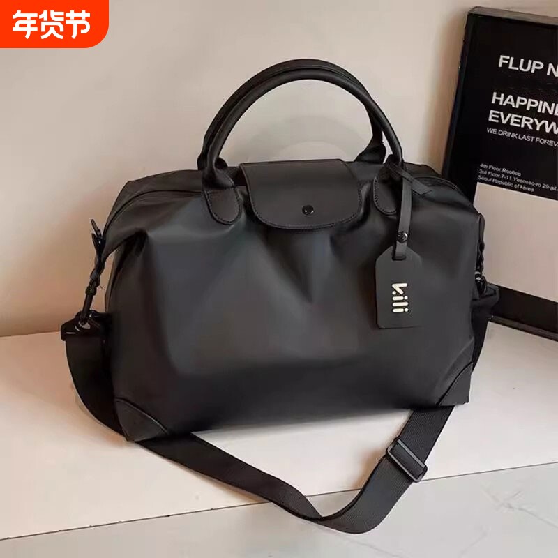 金玉鸟大容量短途旅行包女手提时尚轻便出差行李包运动健身包拉杆