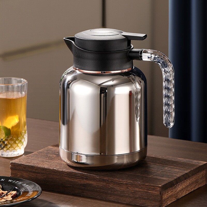 304智能显温保温壶不锈钢焖茶壶老白茶闷泡壶带过滤大容量暖水壶