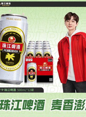 珠江啤酒经典500毫升12罐