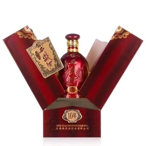西凤酒52度封坛10凤香型白酒正品礼盒装瓶纯粮酒500ml窖藏婚礼