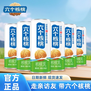 养元六个核桃240ml饮料学生营养早餐核桃露整箱保质期日期饮品