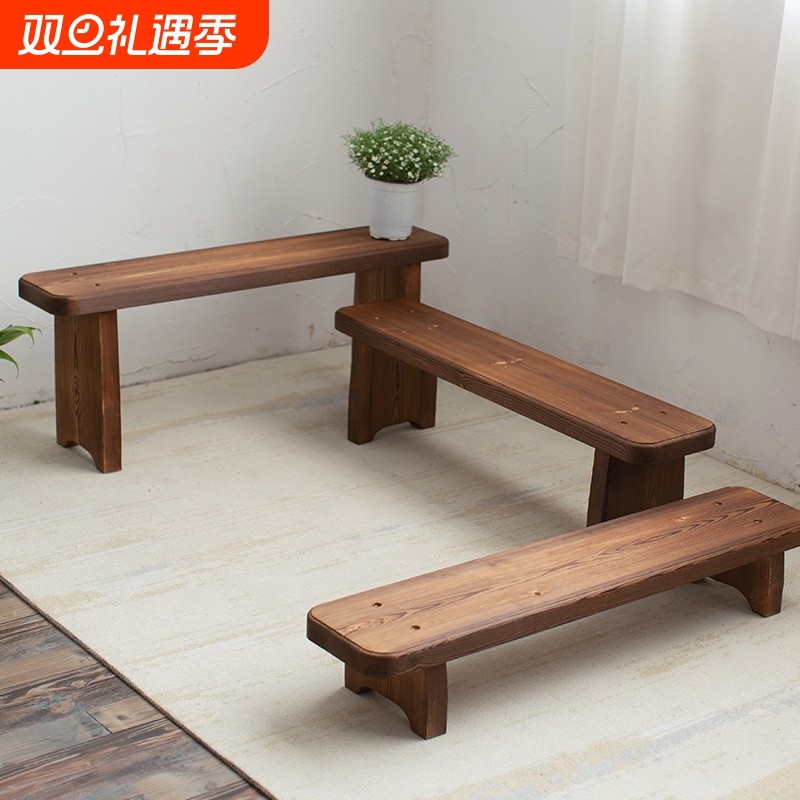 防腐木换鞋凳长凳子户外长椅子庭院阳台长板凳花园长凳实木长条凳