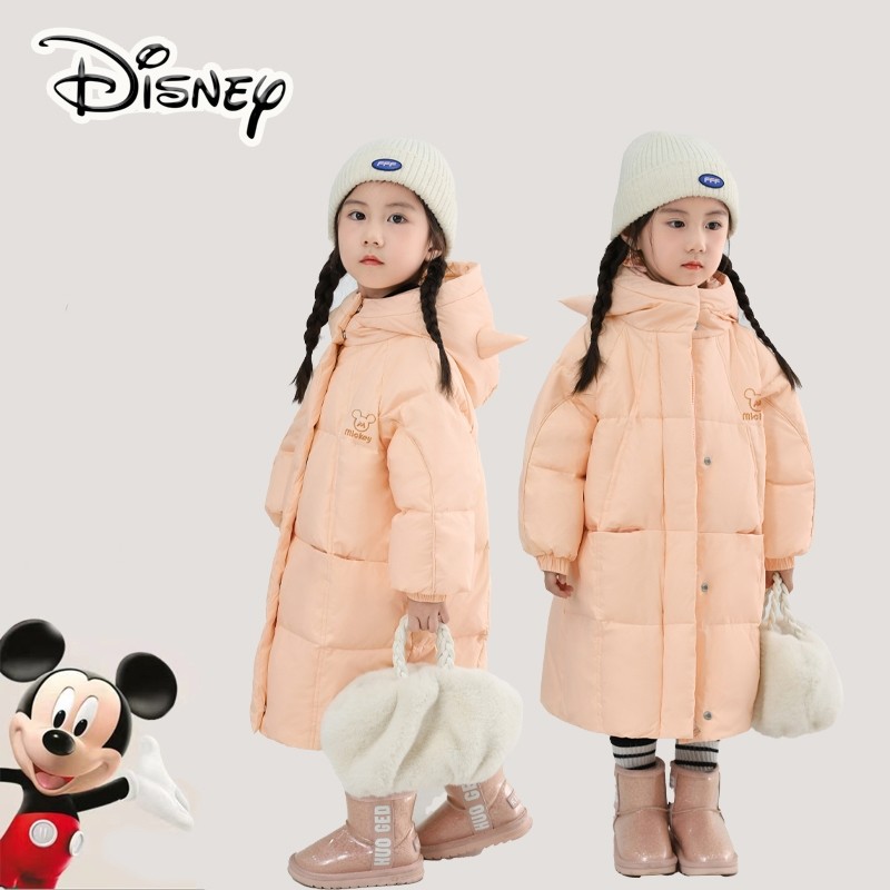 Disney/迪士尼儿童长款羽绒服男女中大童加厚连帽冬装羽绒外套,童装/婴儿装/亲子装,羽绒服,淘宝优惠券,粉丝福利购,淘宝优惠卷