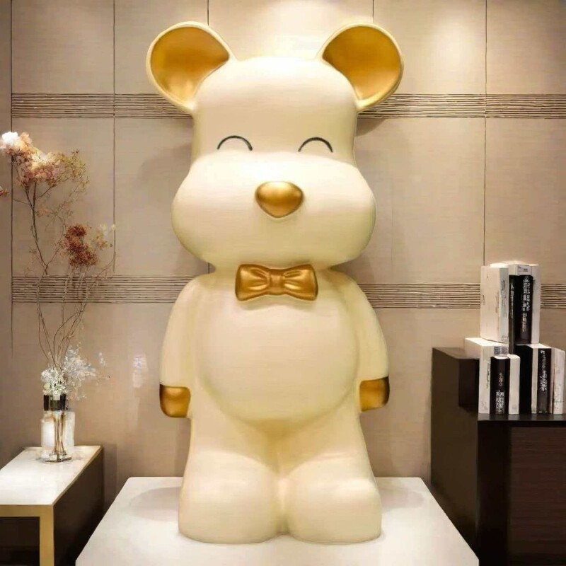 新款超大暴力熊存钱罐只进不出家用客厅摆件桌面玄关现代简约装饰