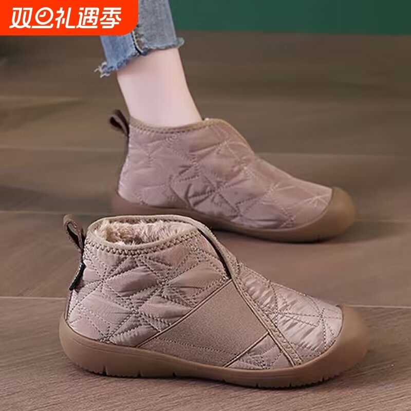 回力雪地靴女款2025新款棉鞋子女鞋冬季加绒加厚防滑保暖防水棉靴