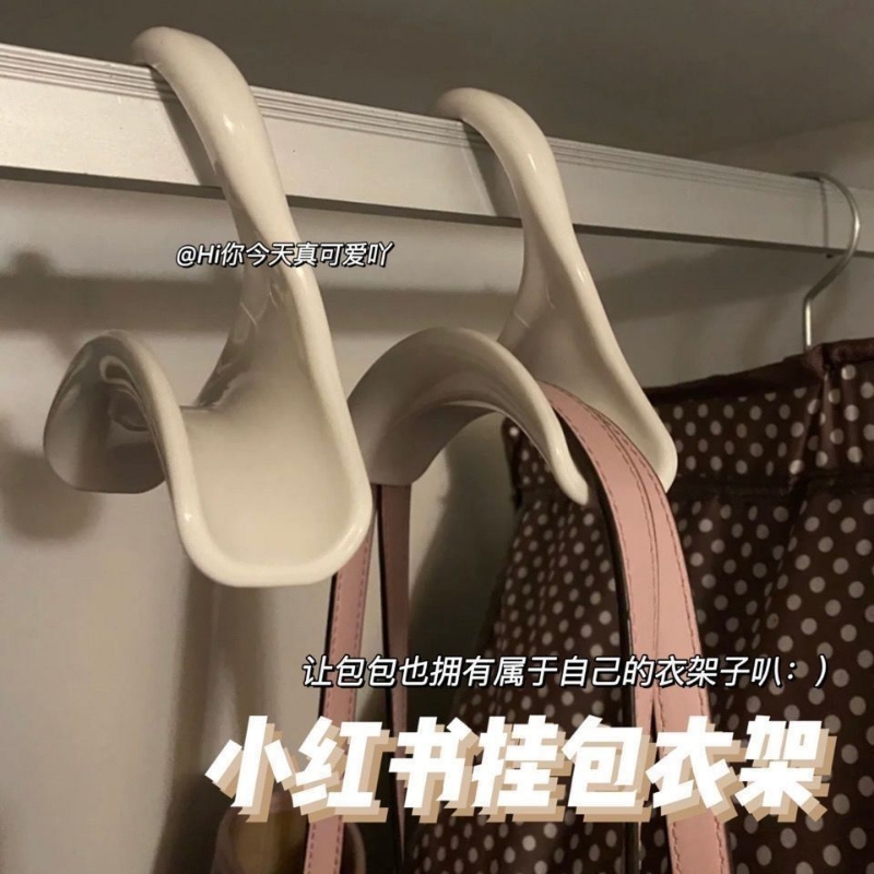 包包收纳架360度可旋转衣柜挂架挂钩领带架包包挂钩皮带挂钩