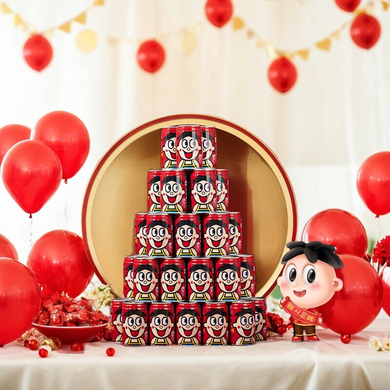 旺旺旺仔牛奶245ml*6情侣礼物早餐奶婚礼伴手礼大罐牛奶散装