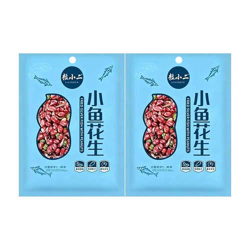 粒小二小鱼花生250g下酒菜休闲零食小吃独立包装edible特色好吃