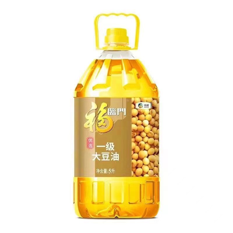福临门优选一级大豆油5L/瓶食用油炒菜家用中粮出品烹饪图片