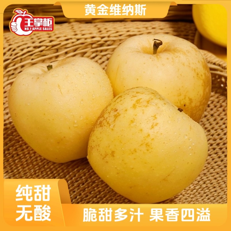 【王掌柜】山东烟台 黄金维纳斯苹果 纯甜无酸 脆甜多汁