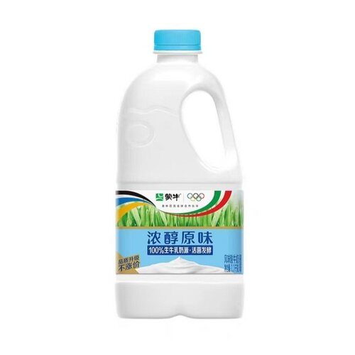 蒙牛大桶装酸奶大桶1.1kg原味风味酸牛奶营养早餐好搭档发酵浓醇