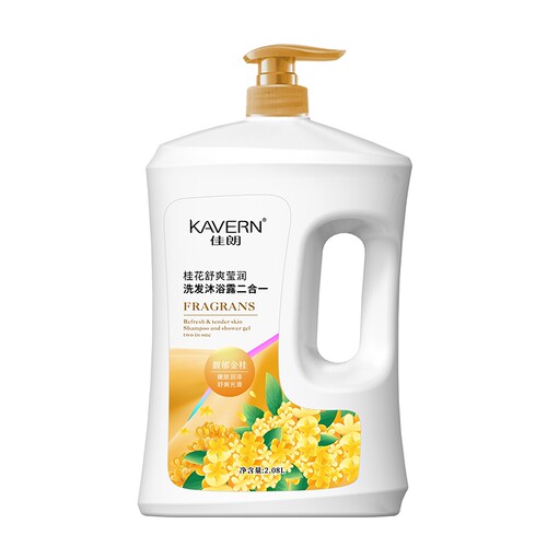 桂花洗发水沐浴露二合一2.08L