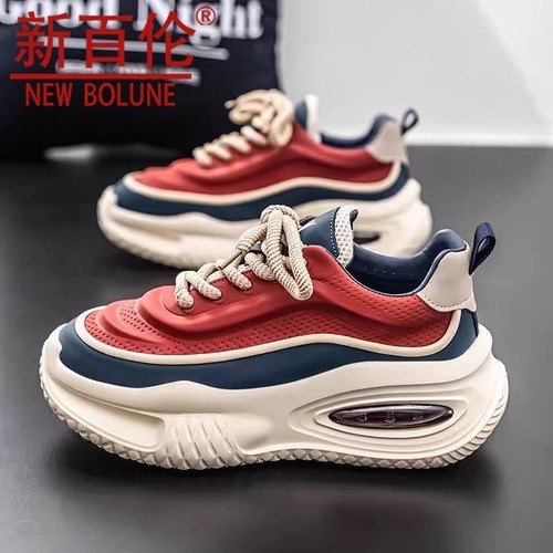 新百伦冬季厚底增高老爹鞋