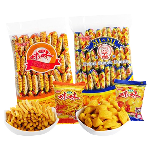 爱尚咪咪虾条零食大礼包三合一10g*20包办公室小吃解馋怀旧休食品