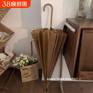 女友紫 男友黑 情侣雨伞!超结实挡风16股大伞长柄伞学生双人耐用