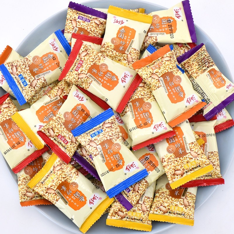 浏乡泰国炒米风味小包装500g牛肉味原味浏阳特产休闲零食大礼包