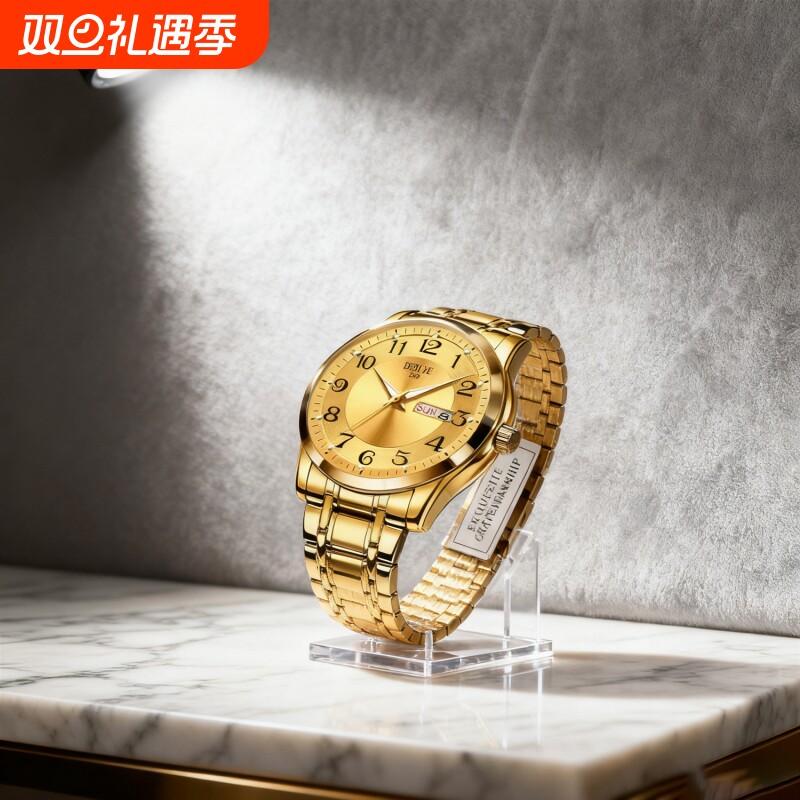 名牌男士手表正品官方旗舰瑞士非机械手表男款2024新款防水石英表