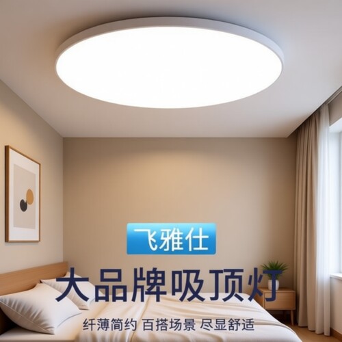 三防吸顶灯LED圆形浴室卧室厨房阳台过道走廊吸顶灯批发超薄节能