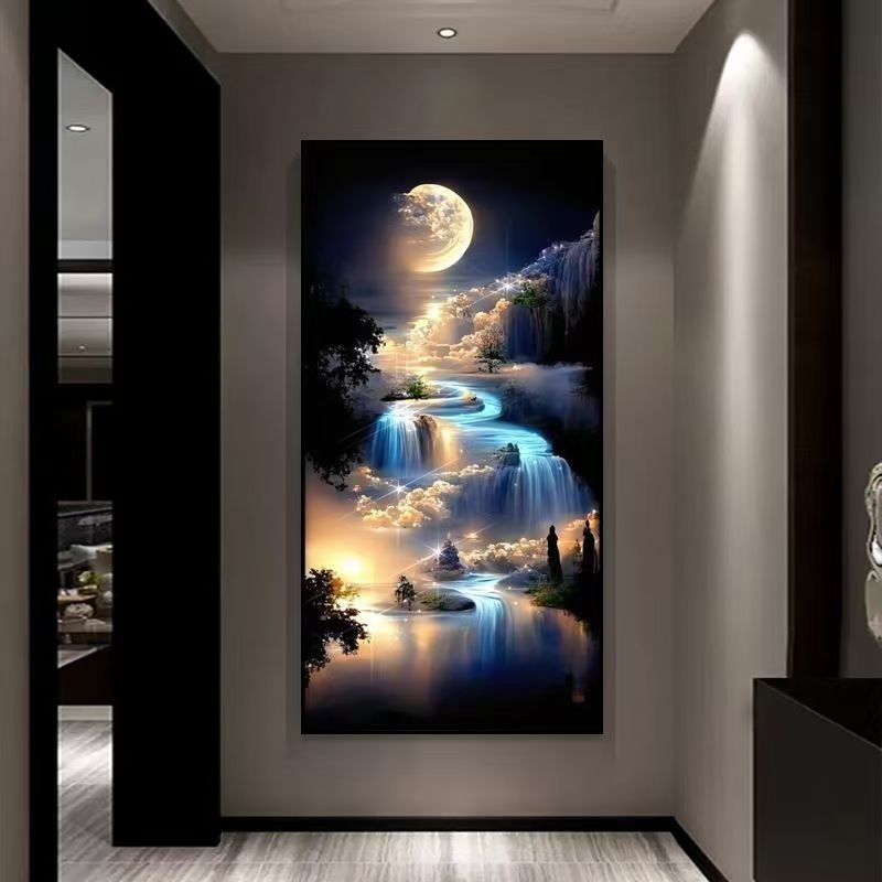 玄关过道挂画民宿酒店壁画