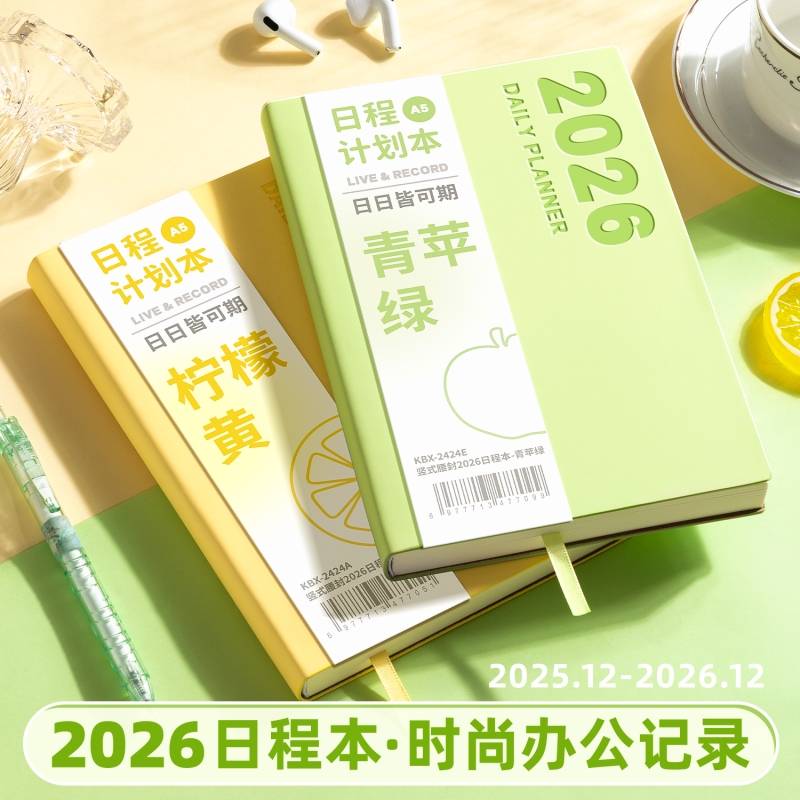 2026年新款日程本一日一页计划表
