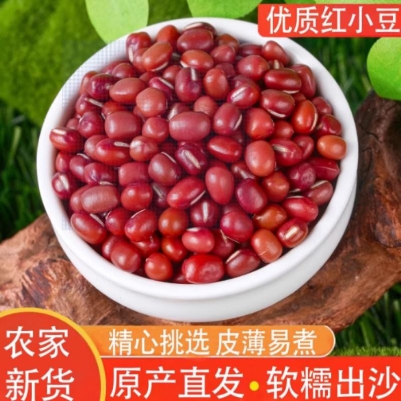 新货赤小豆红小豆长粒赤豆薏米芡实农家纯天然五谷杂粮包邮红豆