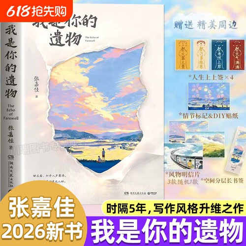 2026全新小说我是你的遗物张嘉佳作品时隔5年正版书籍云边有个小卖部从你的全世界路过让我留在你身边青春文学小说畅销书籍排行榜